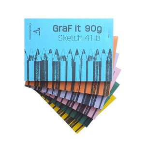 Open image in slideshow, Clairefontaine Graf-It Sketchpads - A5
