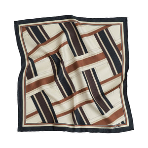 Open image in slideshow, Lost Pattern x Leatherology Silk Square Scarf
