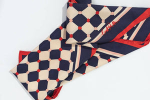 "Checkerboard" Silk Bandana