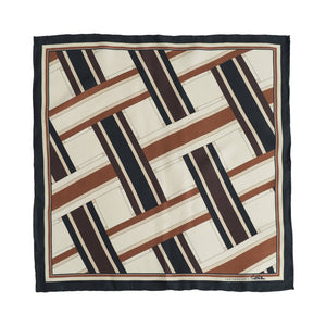 Lost Pattern x Leatherology Silk Square Scarf